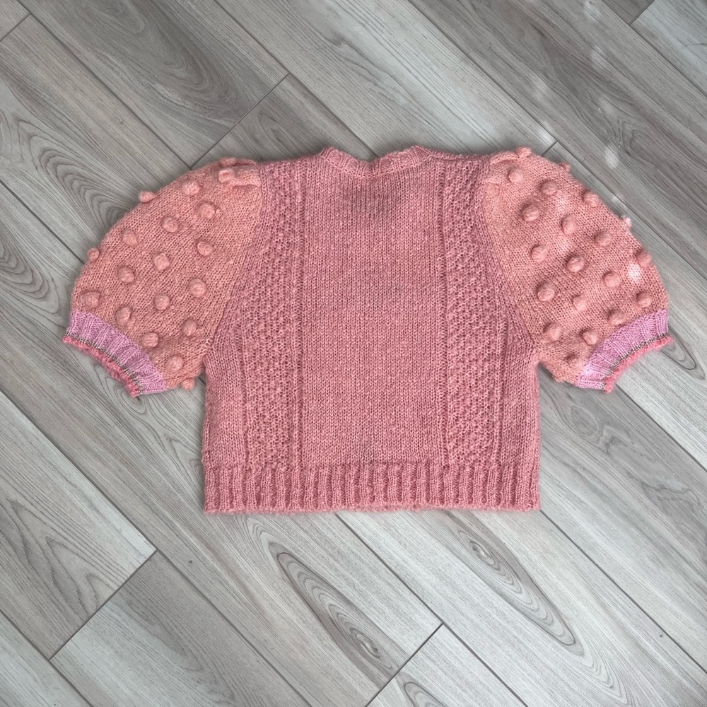 Nwot Loveshackfancy Cyrielle Cropped Pullover - image 2